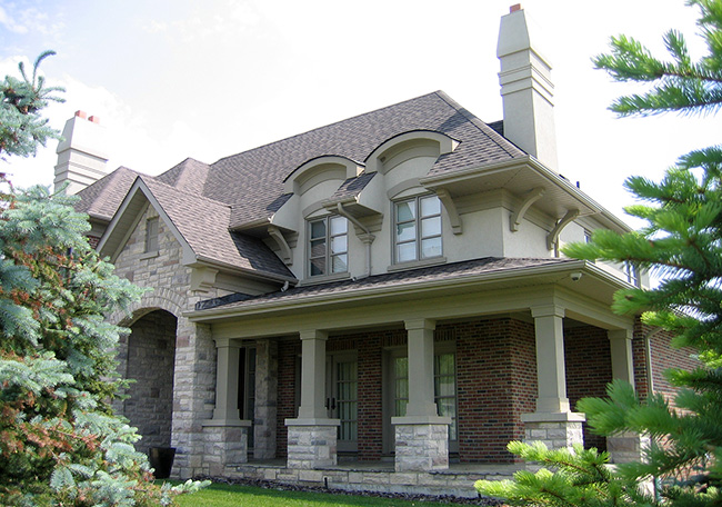 exterior Prince Adam custom home