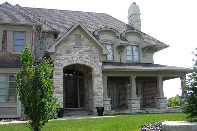 exterior Prince Adam custom home