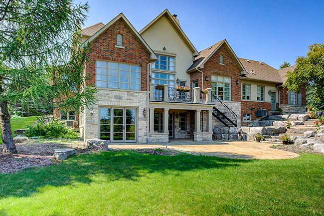 exterior Prince Adam custom home