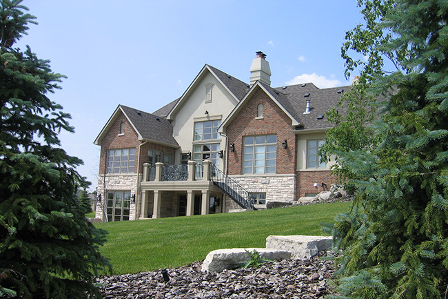 exterior Prince Adam custom home