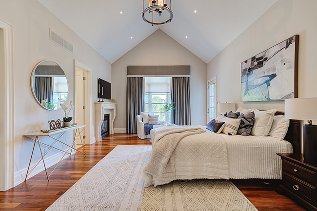 interior, bedroom, Prince Adam custom home
